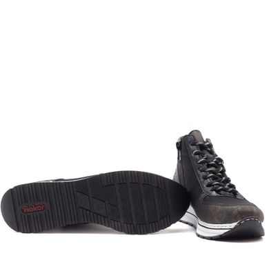 Ботинки RIEKER N6942-90 Черный, 36, 24 см
