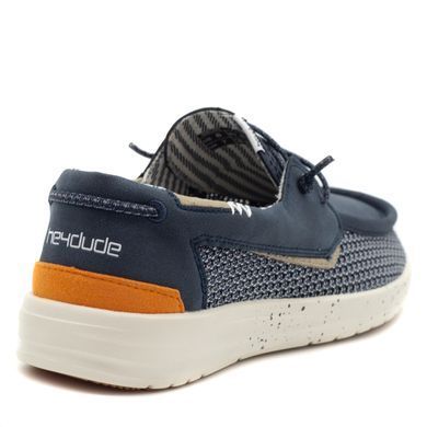 Мокасини HEY DUDE WELSH GRIP NAVY Синій, 41, 26,5 см