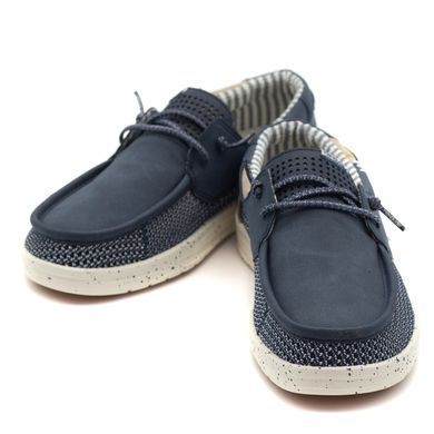 Мокасини HEY DUDE WELSH GRIP NAVY Синій, 41, 26,5 см