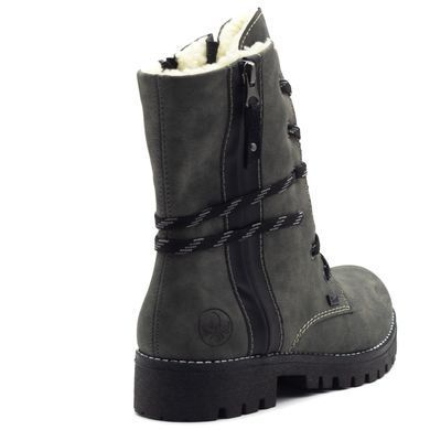 Черевики RIEKER 785K0-45 Серый, 36, 23 см