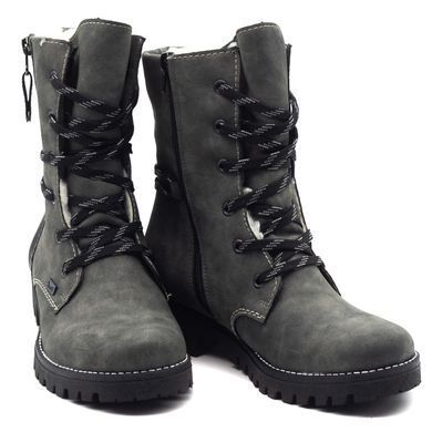 Черевики RIEKER 785K0-45 Серый, 36, 23 см