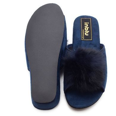 Тапочки INBLU AP-1S Синий, 36, 23,5 см