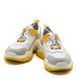 Кроссовки PLAZZO D`ORO S20F19-06-03 Бело-желтый, 36, 23,5 см