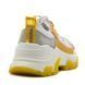 Кроссовки PLAZZO D`ORO S20F19-06-03 Бело-желтый, 36, 23,5 см
