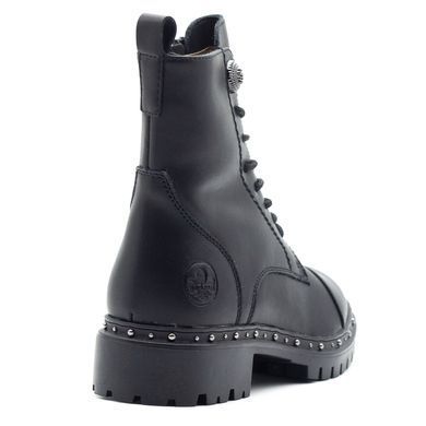 Черевики RIEKER 93802-00 Чорний, 37, 24 см