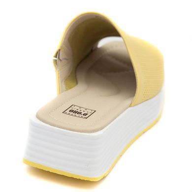 Шлёпанцы PLAZZO D`ORO S20F23-06-04 Желтый, 41, 26 см