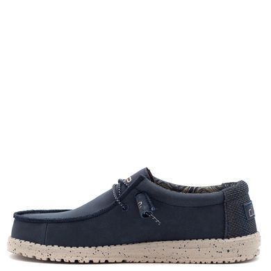 Мокасини HEY DUDE WALLY RECYCLED LEATHER Синий, 41, 26,5 см