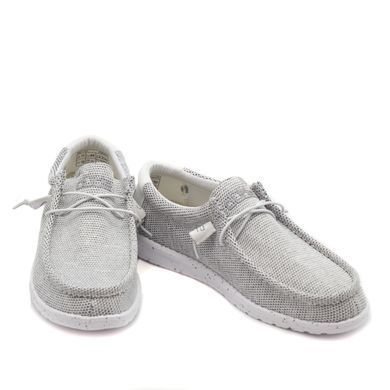 Мокасини HEY DUDE Wally sox stone Серый, 41, 26,5 см