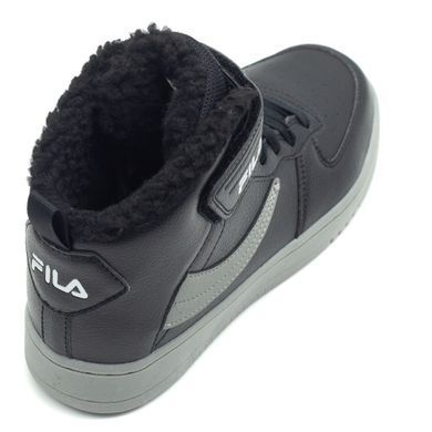 Черевики FILA FIL HIGH FUR 104905-99 Чорно-сірий, 34, 22 см