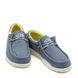 Мокасини HEY DUDE Wally Washed Blue Stone Yellow Голубой, 41, 26,5 см