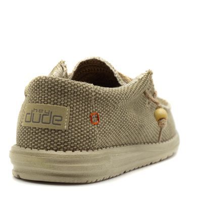 Мокасини HEY DUDE Wally Braided Nut Пісочний, 41, 26,5 см