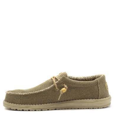 Мокасини HEY DUDE Wally Braided Nut Пісочний, 41, 26,5 см