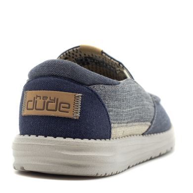 Мокасини HEY DUDE Thad Chambray Ombre Blue Голубой, 46, 29 см