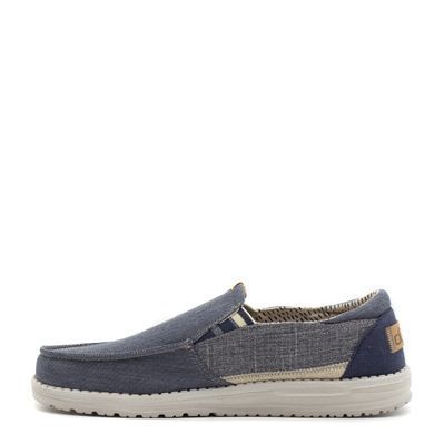 Мокасини HEY DUDE Thad Chambray Ombre Blue Голубой, 46, 29 см