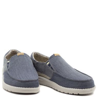 Мокасини HEY DUDE Thad Chambray Ombre Blue Голубой, 46, 29 см